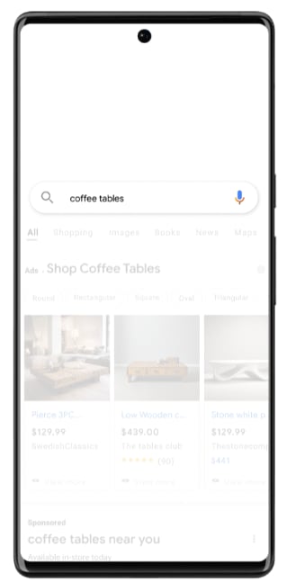 Google Search: Coffee tables
