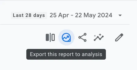 GA4 Explore Report